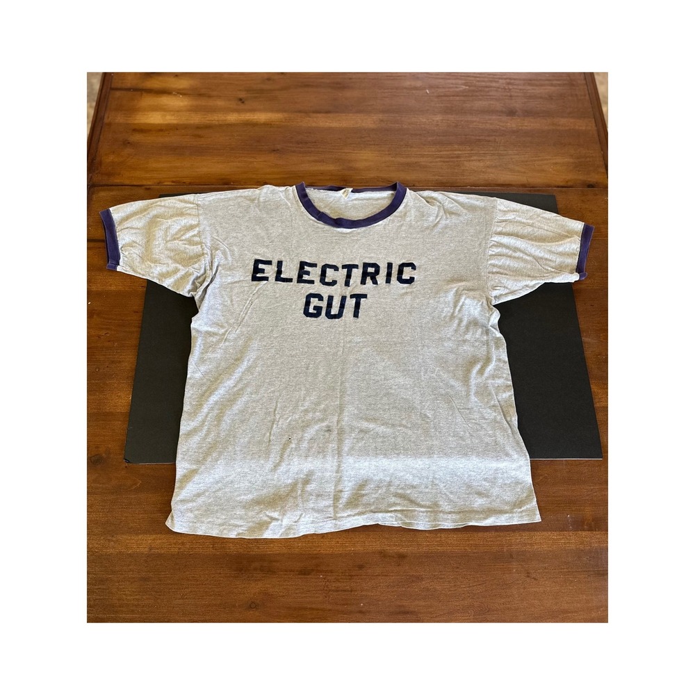 VTG Mayo Spruce Ringer Tee 'Electric Gut' Gray Unisex XL